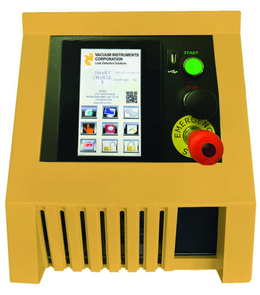 Smart Charge Front SmartCharge 5 front panel with display screen and control interface