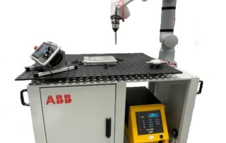 VIC and ABB sniffer robot system for automated leak detection